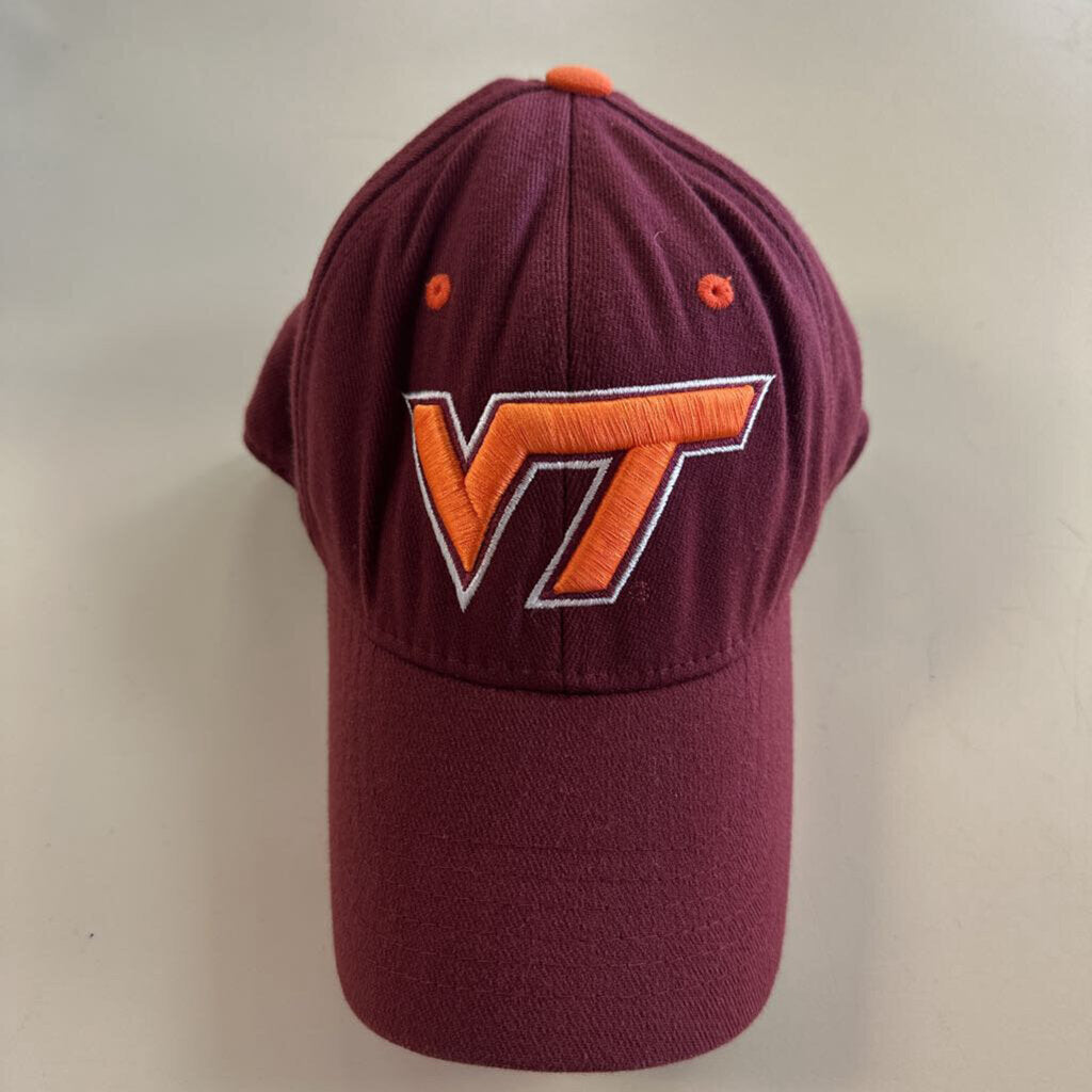 TOW Burgundy/ Orange Embroidered Virginia Tech Baseball Hat Medium