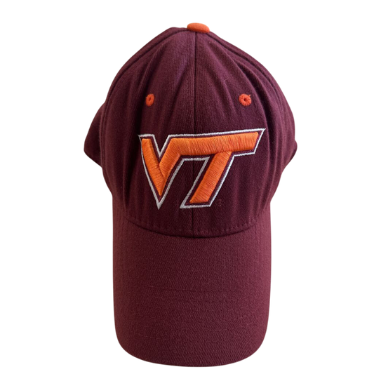 TOW Burgundy/ Orange Embroidered Virginia Tech Baseball Hat Medium