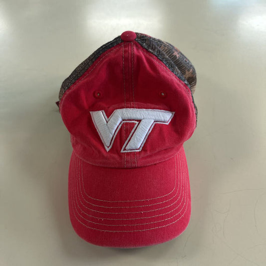 TOW Red/ Camo Embroidred Virginia Tech Baseball Hat One Size