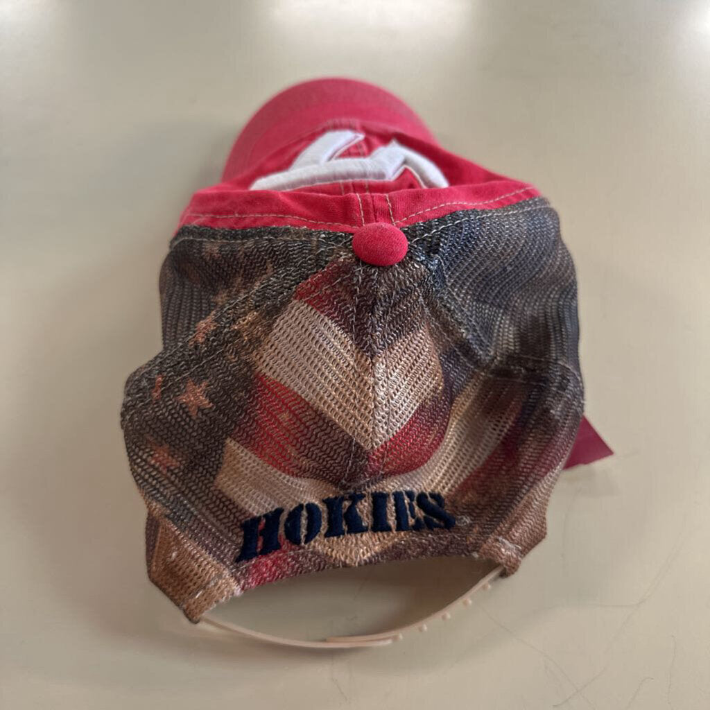 TOW Red/ Camo Embroidred Virginia Tech Baseball Hat One Size