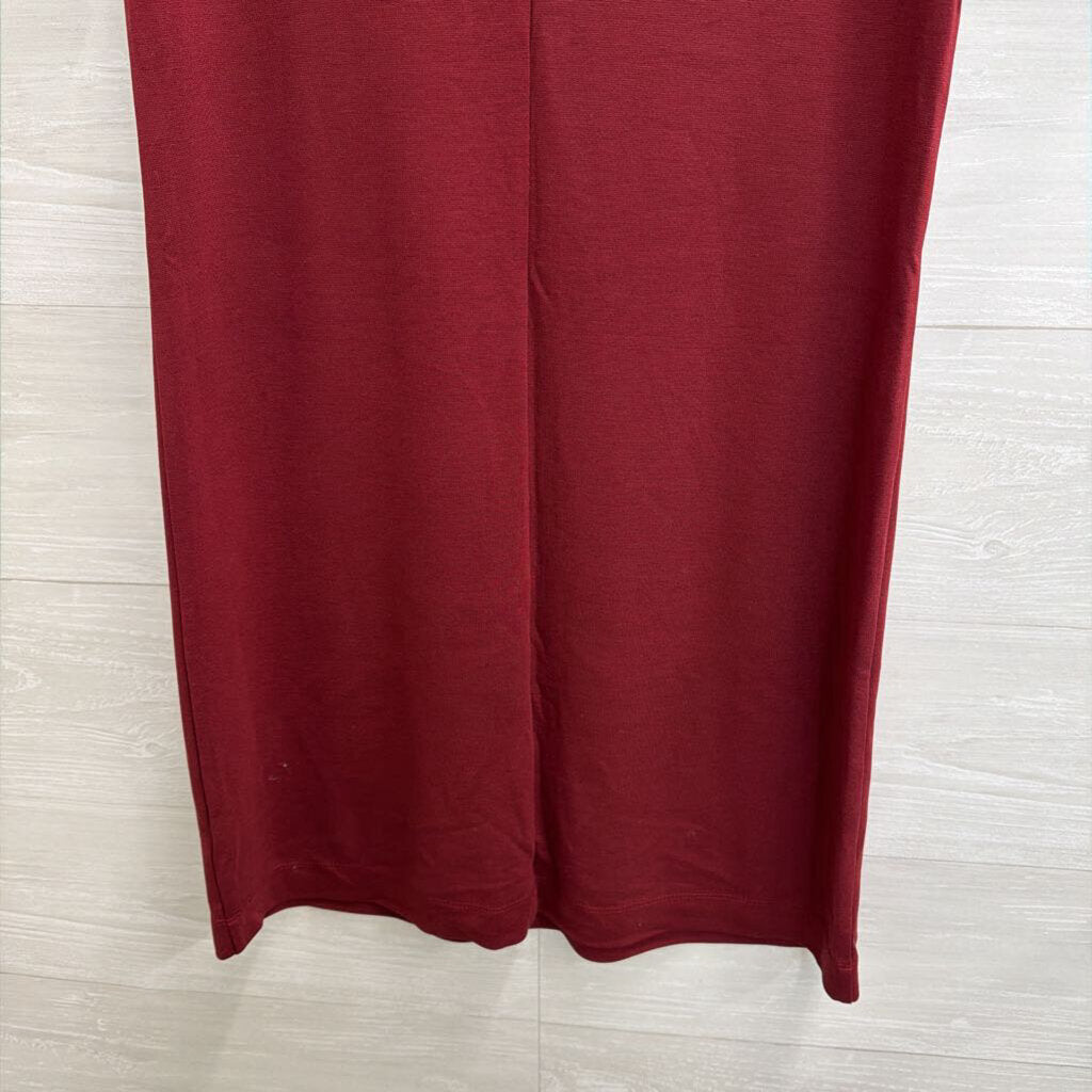 Draper James Burgundy Lace Short Sleeve Shift Dress Small