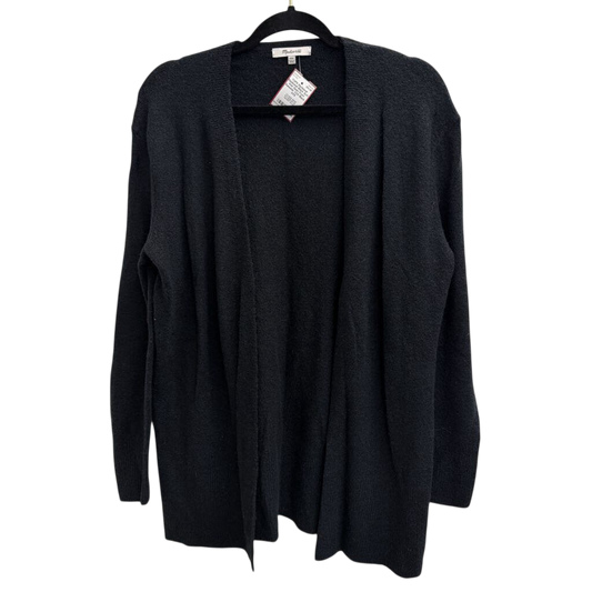 Madewell Black Soft Knit Open Front Sweater XXS