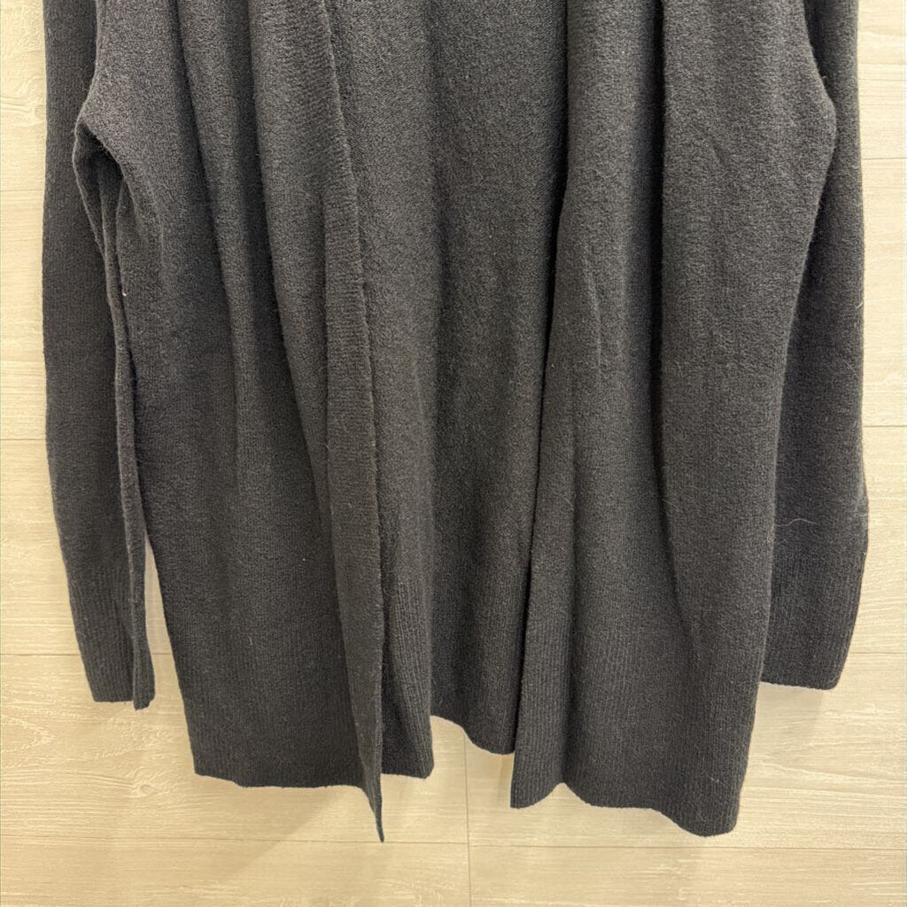 Madewell Black Soft Knit Open Front Sweater XXS