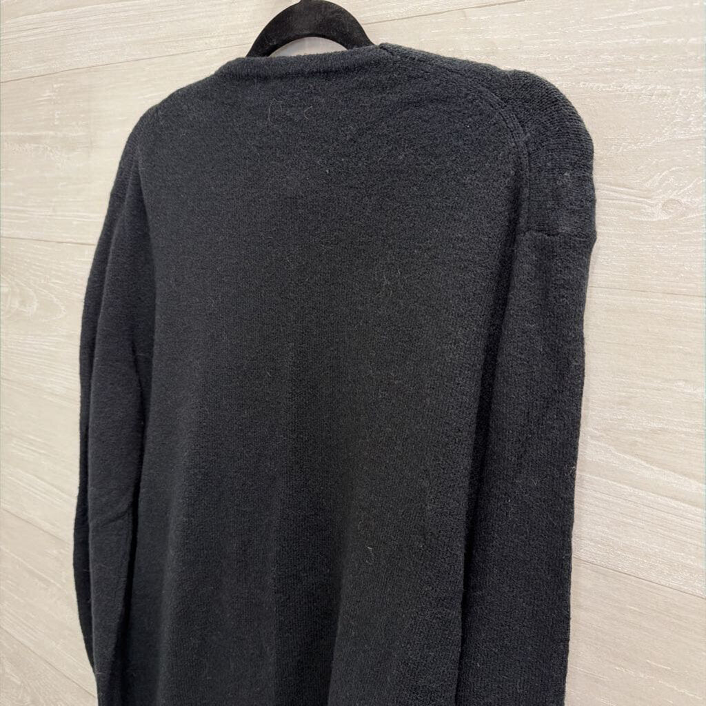 Madewell Black Soft Knit Open Front Sweater XXS