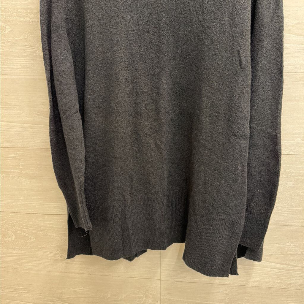 Madewell Black Soft Knit Open Front Sweater XXS