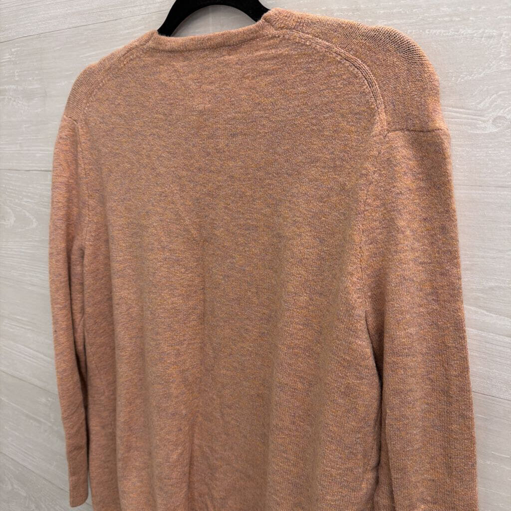 Madewell Brown Soft Knit Open Front Sweater XXS