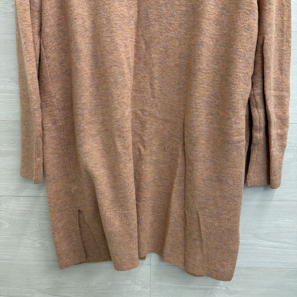Madewell Brown Soft Knit Open Front Sweater XXS