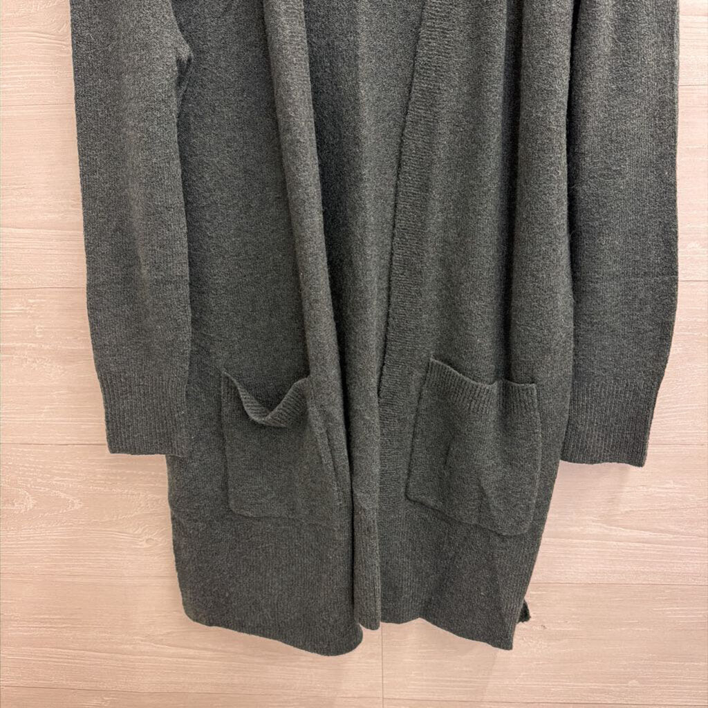 Madewell Green Soft Knit Open Front Sweater XXS