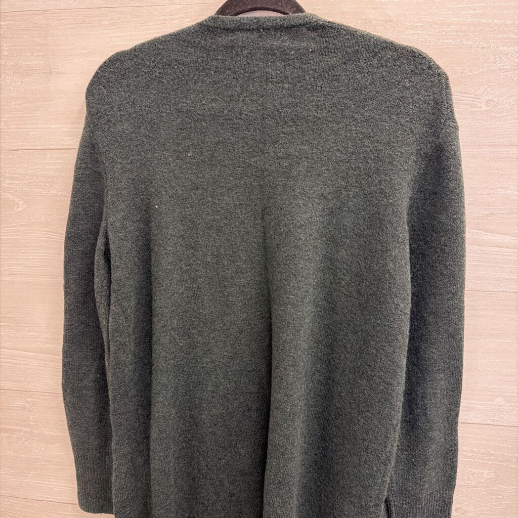 Madewell Green Soft Knit Open Front Sweater XXS