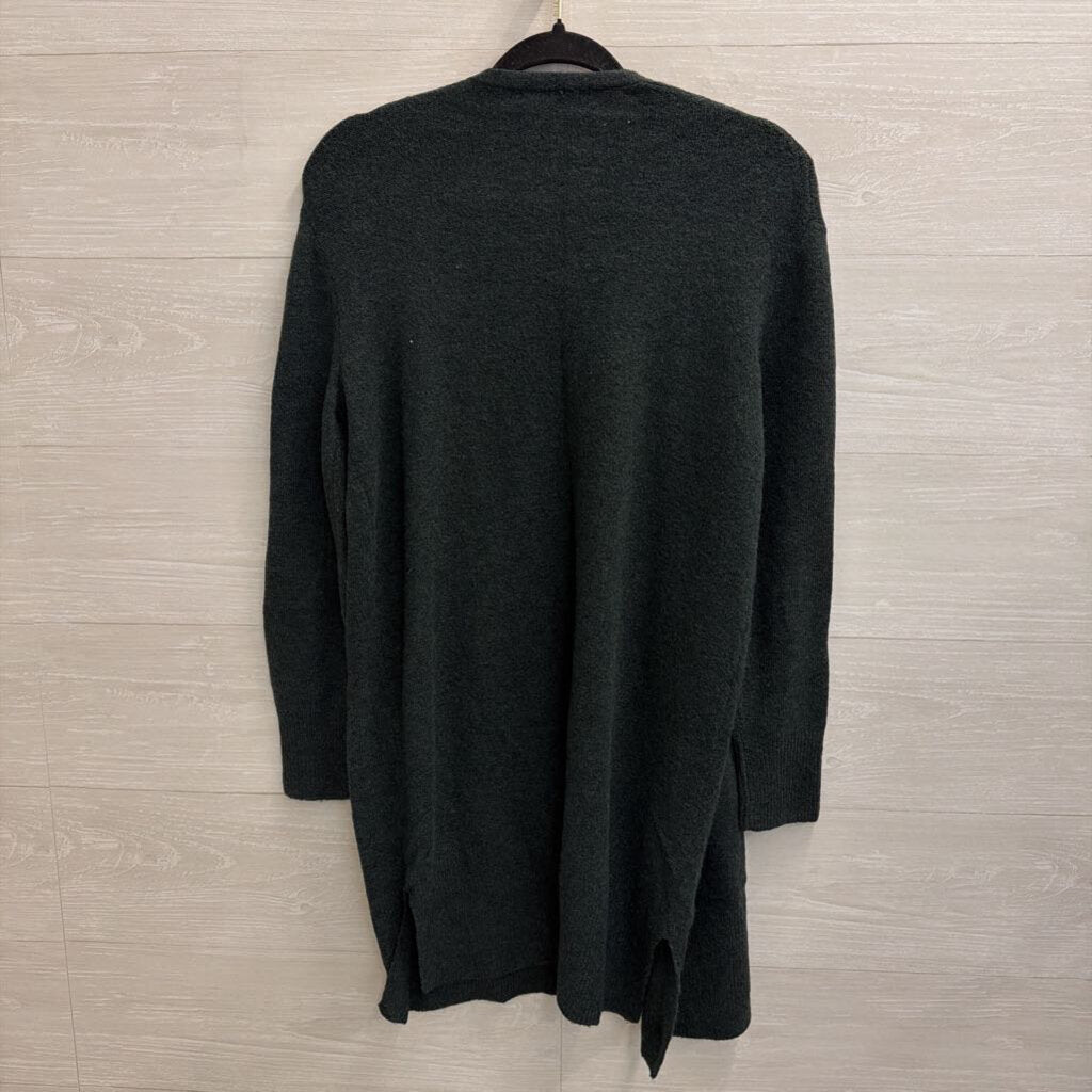 Madewell Green Soft Knit Open Front Sweater XXS