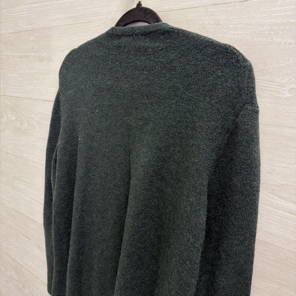 Madewell Green Soft Knit Open Front Sweater XXS