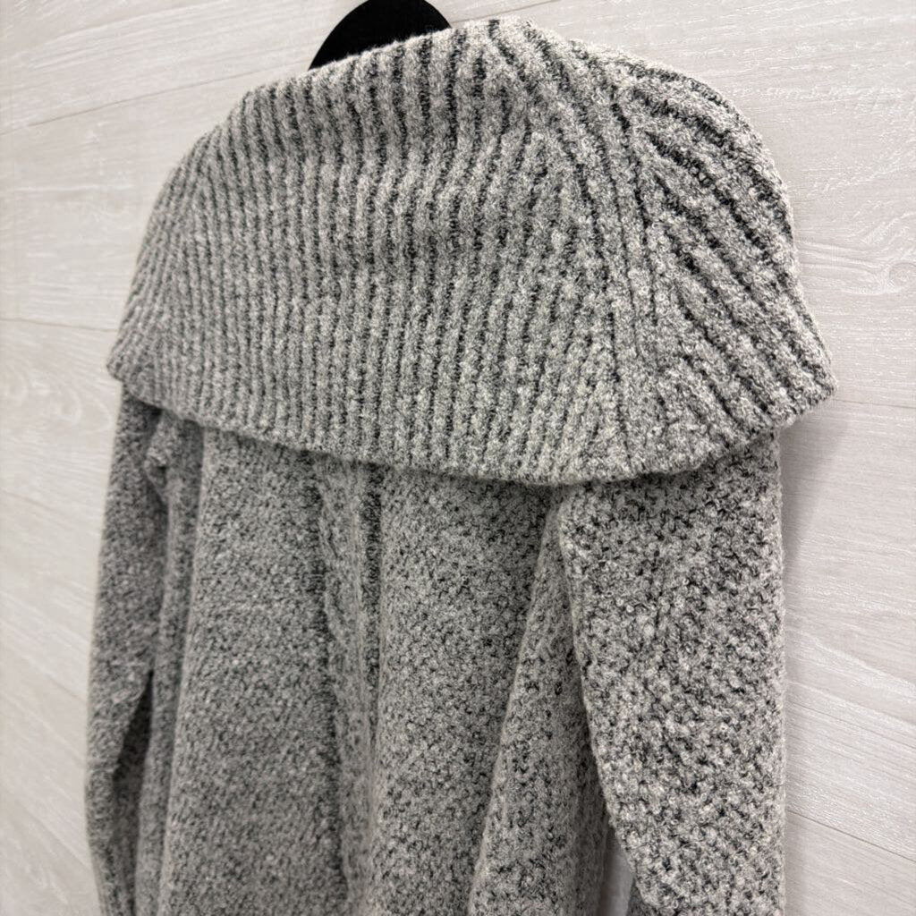 Angel of the North Grey Knit Turtleneck Sweater Extra Small