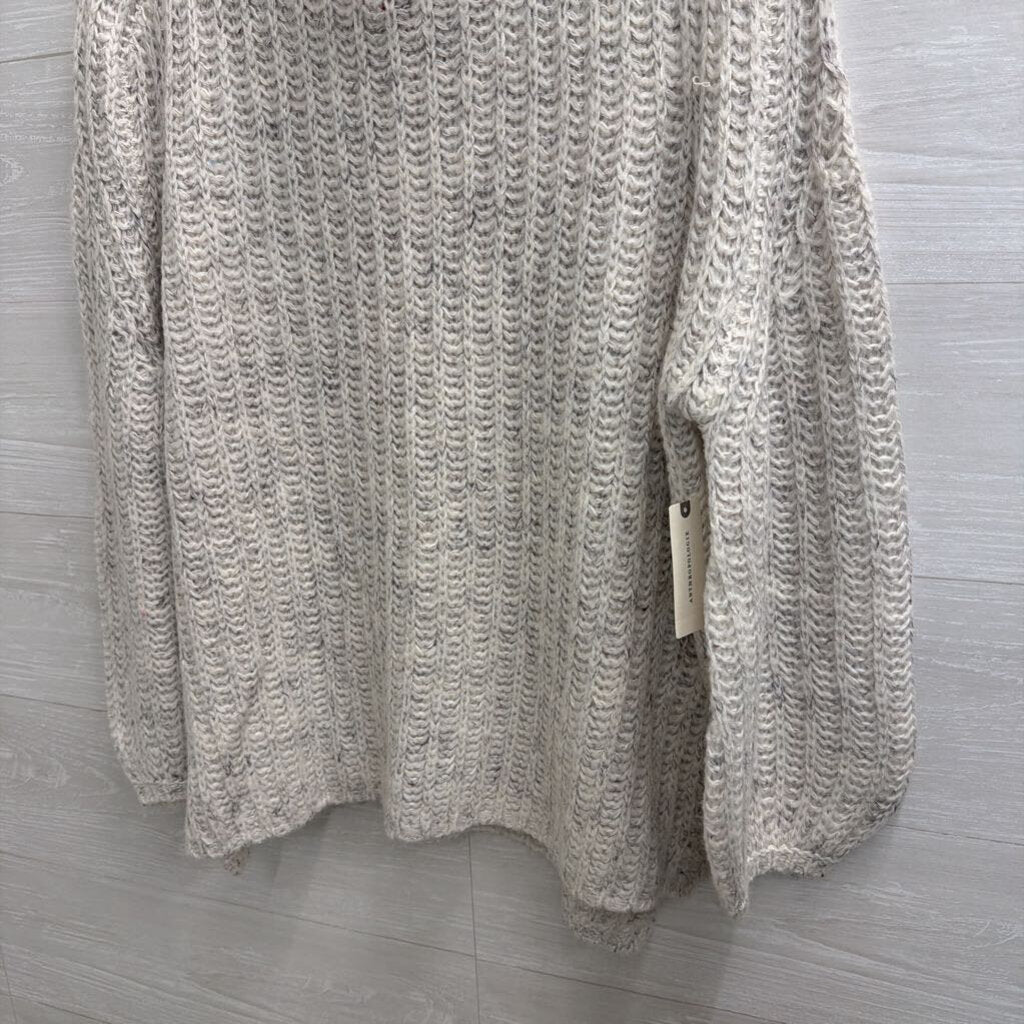 Pilcro Grey Knit Mock Neck Sweater Extra Small