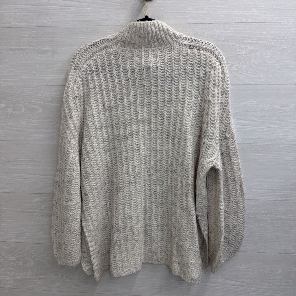Pilcro Grey Knit Mock Neck Sweater Extra Small