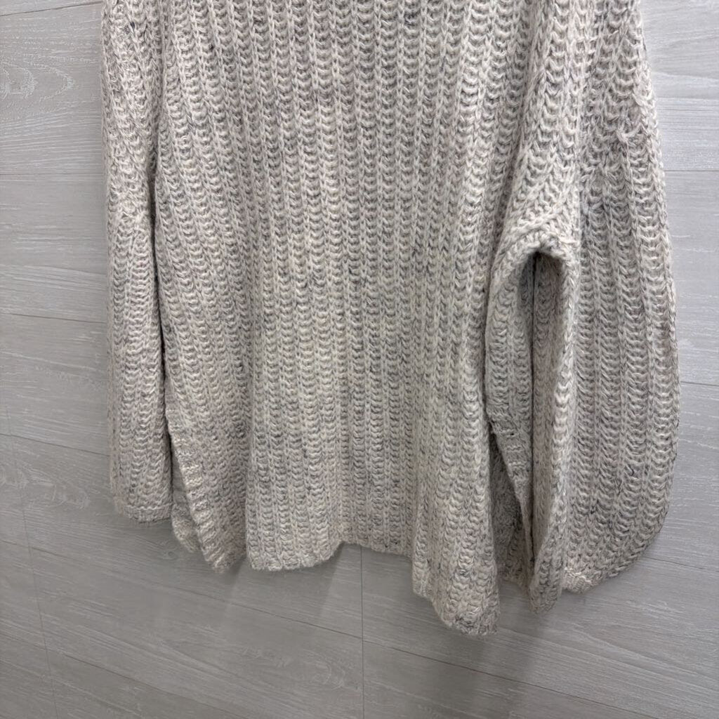 Pilcro Grey Knit Mock Neck Sweater Extra Small