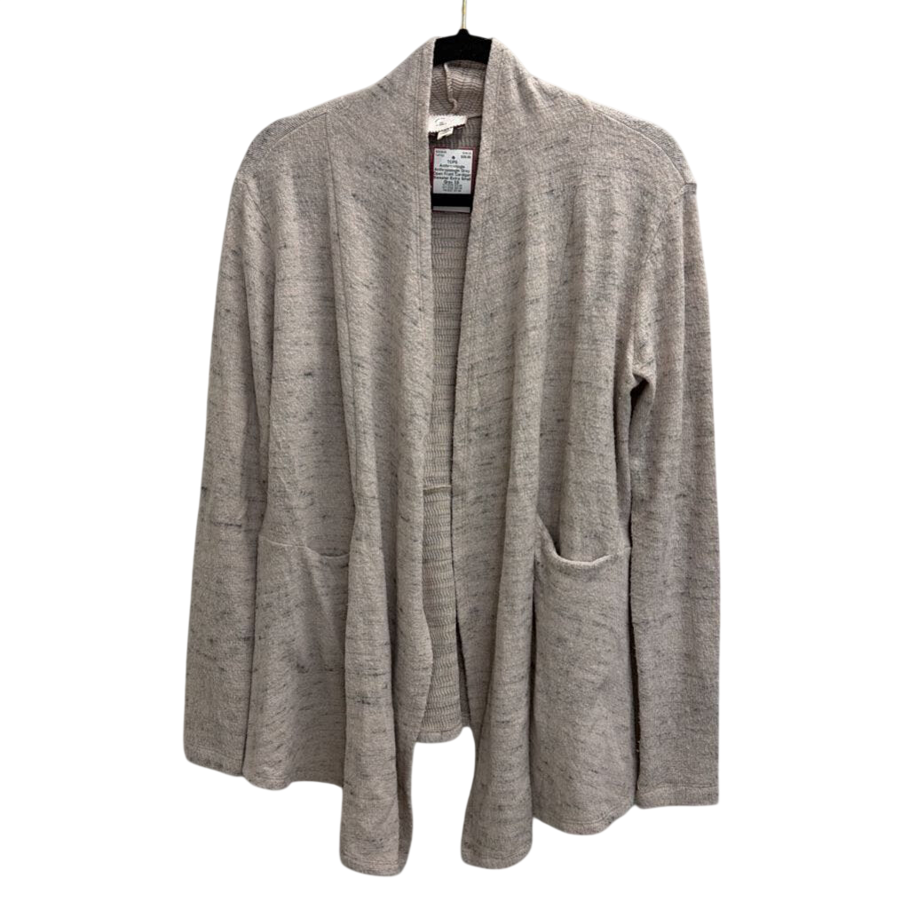 Anthropologie Grey Open Front Cardigan Sweater Extra Small