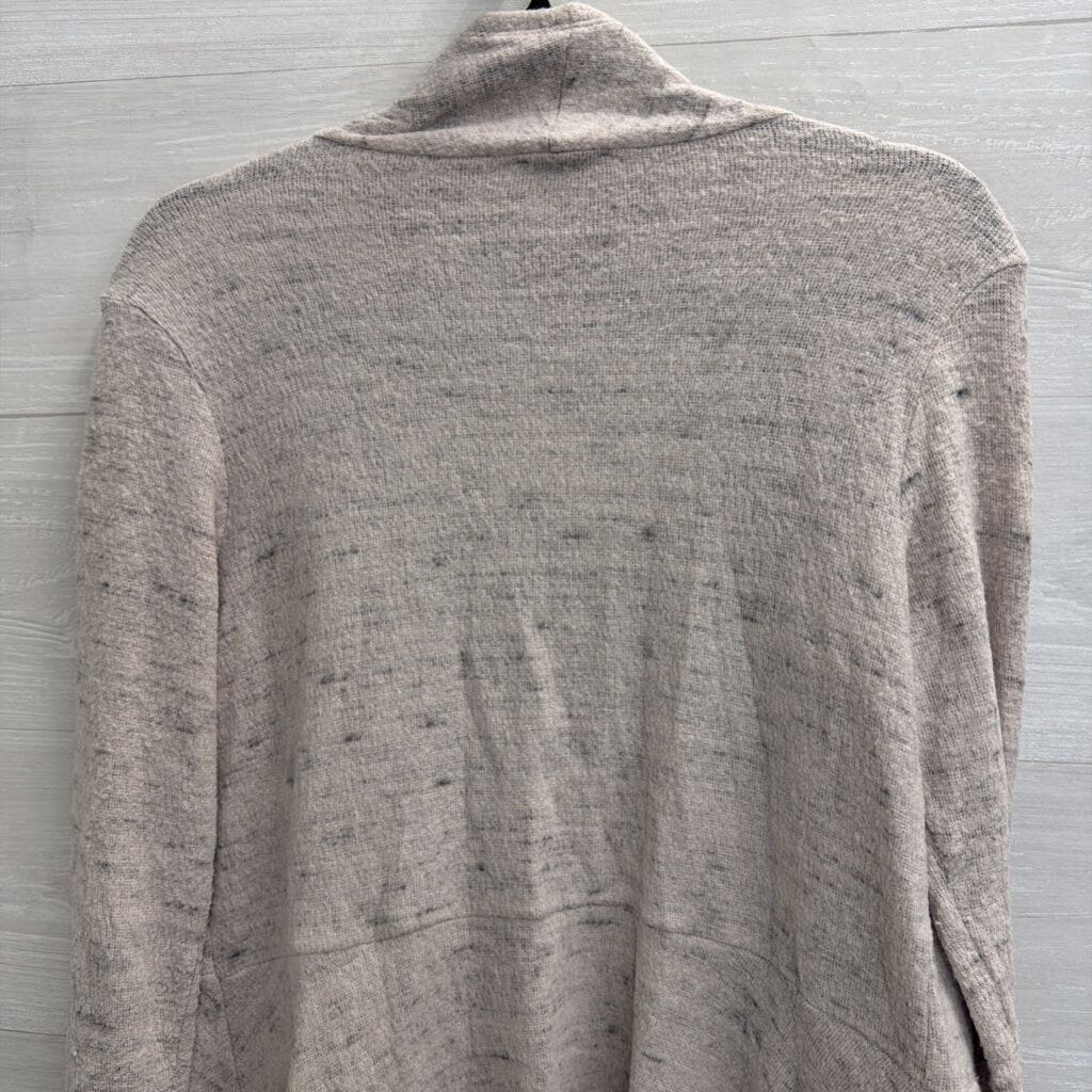 Anthropologie Grey Open Front Cardigan Sweater Extra Small