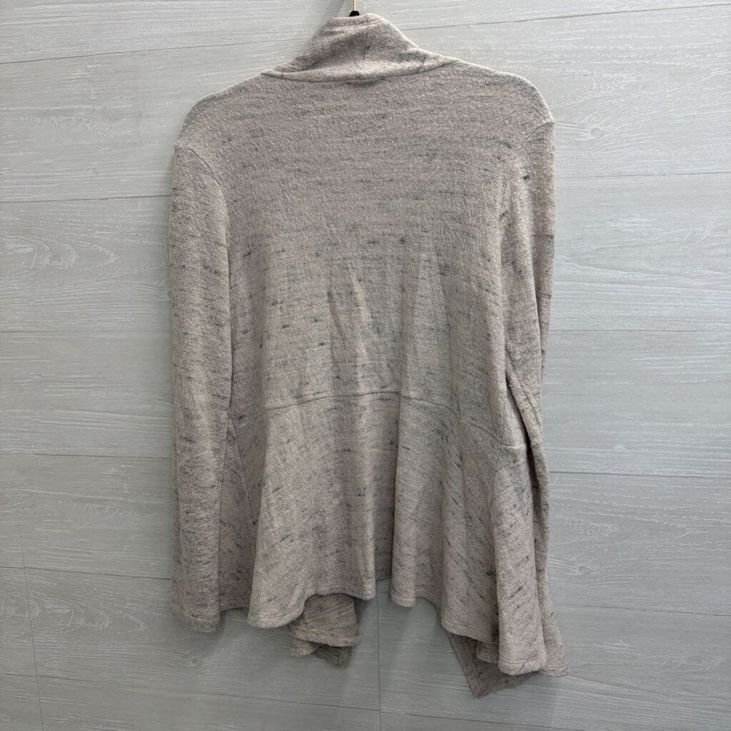 Anthropologie Grey Open Front Cardigan Sweater Extra Small