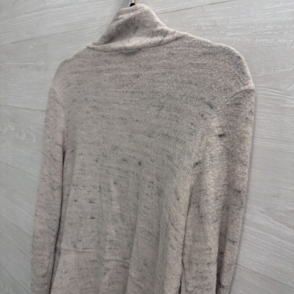 Anthropologie Grey Open Front Cardigan Sweater Extra Small