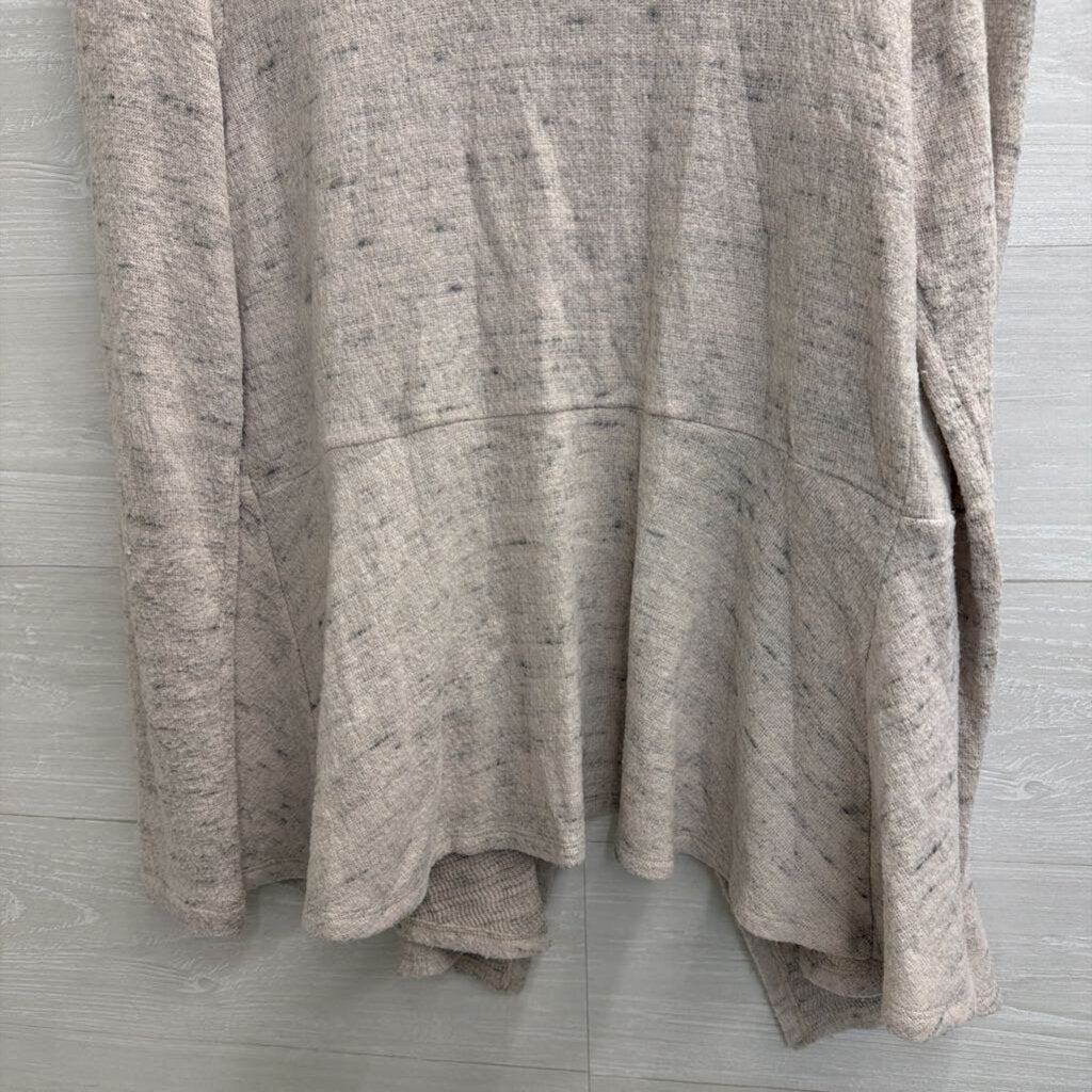 Anthropologie Grey Open Front Cardigan Sweater Extra Small