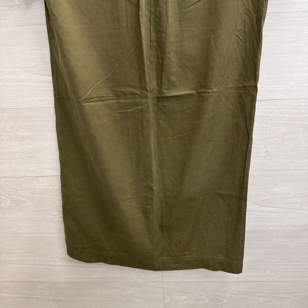 J Crew Green Short Sleeve Shift Dress Extra Small