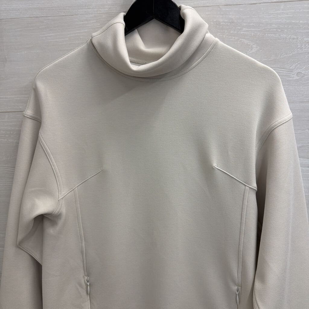 Lululemon Beige Modal Blend Turtleneck Tunic Top 0