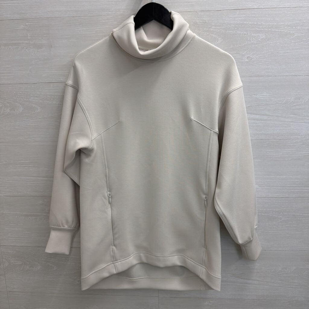 Lululemon Beige Modal Blend Turtleneck Tunic Top 0
