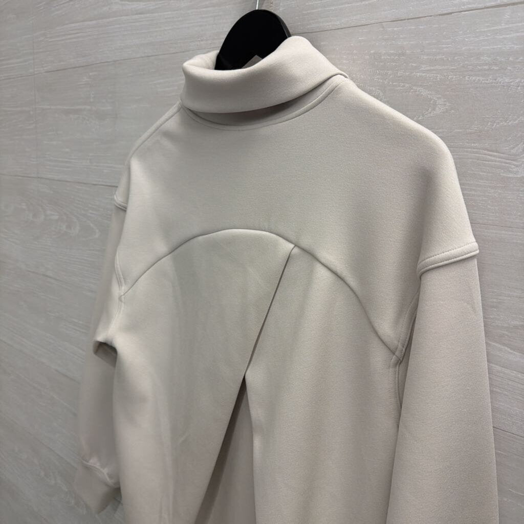 Lululemon Beige Modal Blend Turtleneck Tunic Top 0