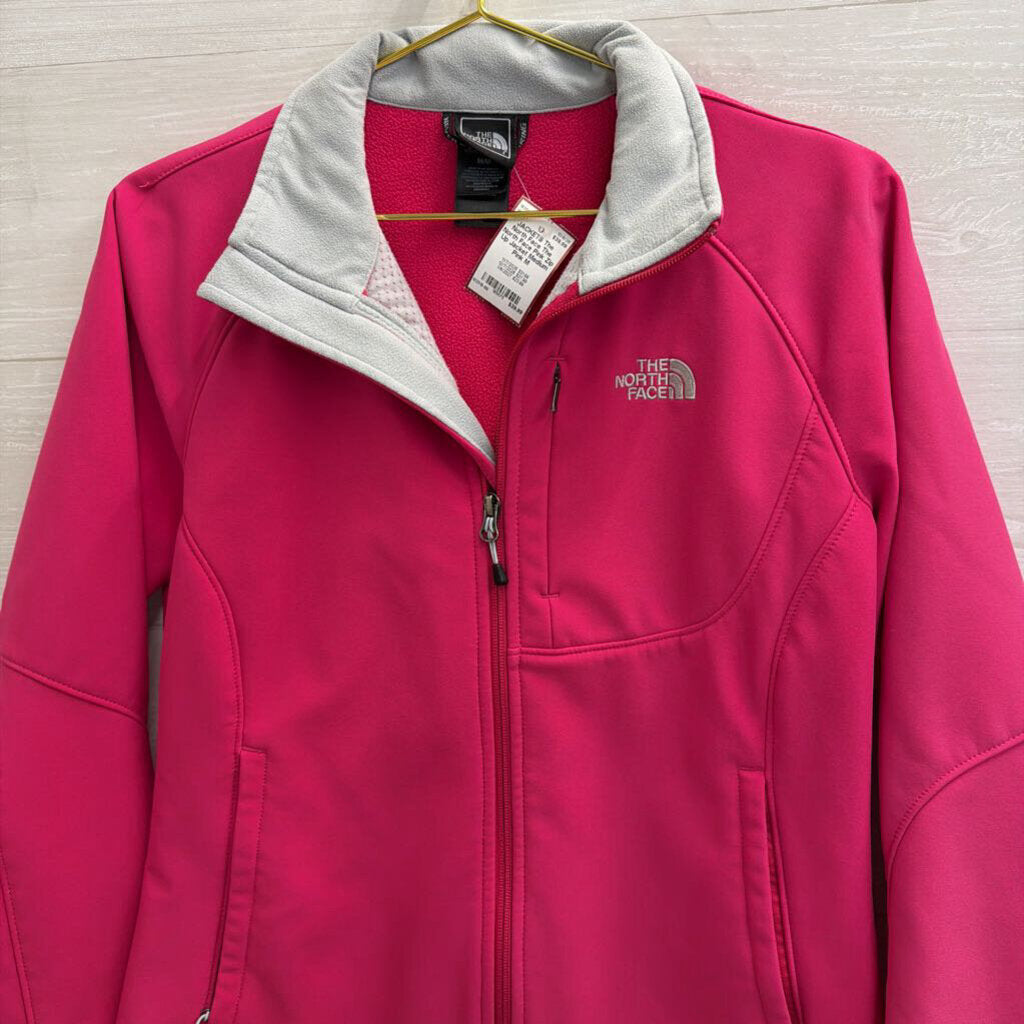 The North Face Pink Zip Up Jacket Medium