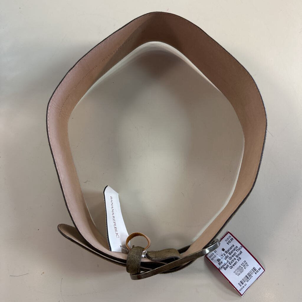 Banana Republic Green Thick Belt Extra Small
