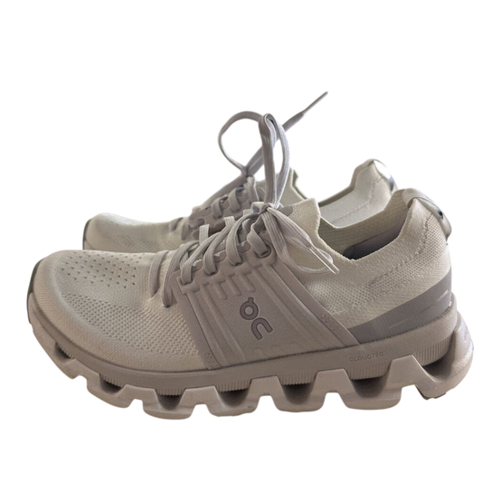 On Cloud White/ Grey Cloudswift 3 Sneakers 7.5