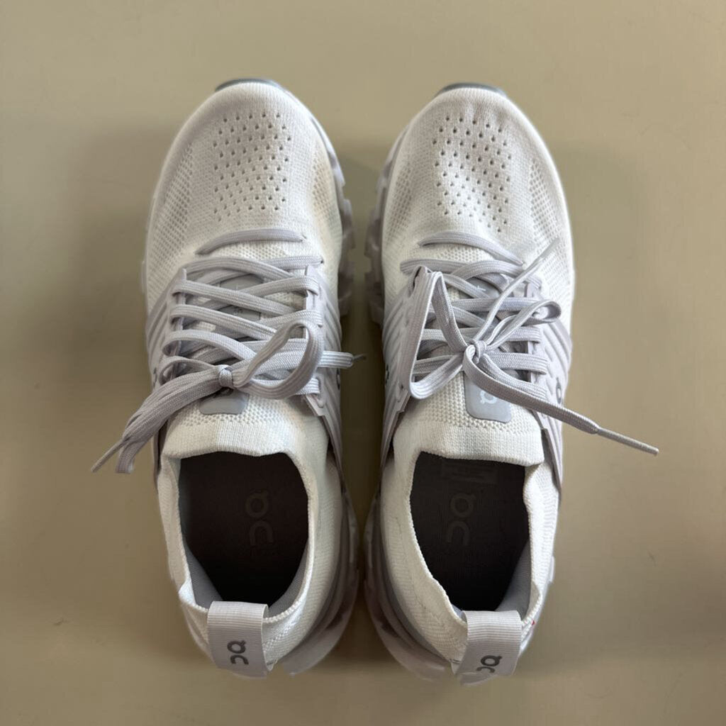 On Cloud White/ Grey Cloudswift 3 Sneakers 7.5
