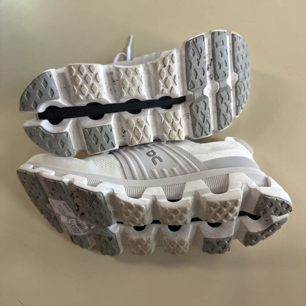 On Cloud White/ Grey Cloudswift 3 Sneakers 7.5