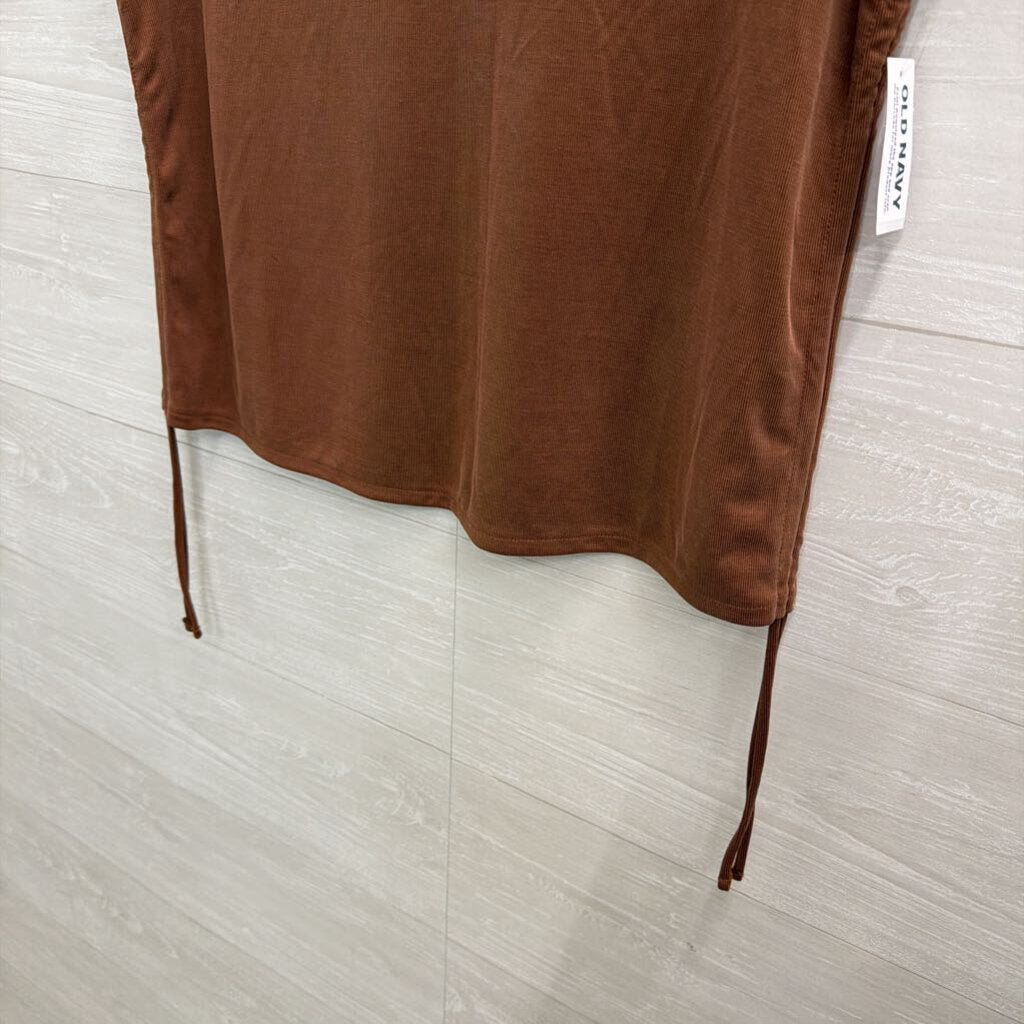 Brown Short Sleeve Top Extra Large