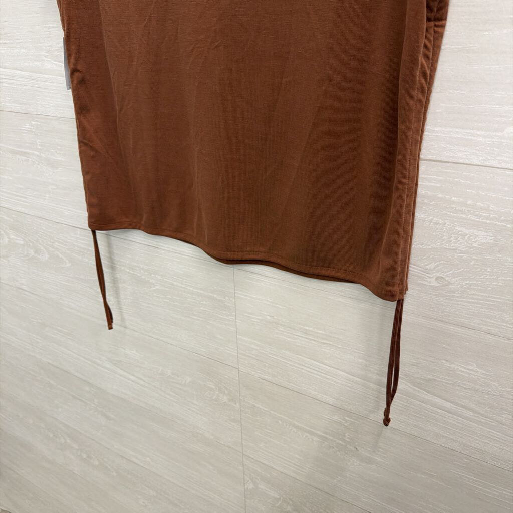 Brown Short Sleeve Top Extra Large