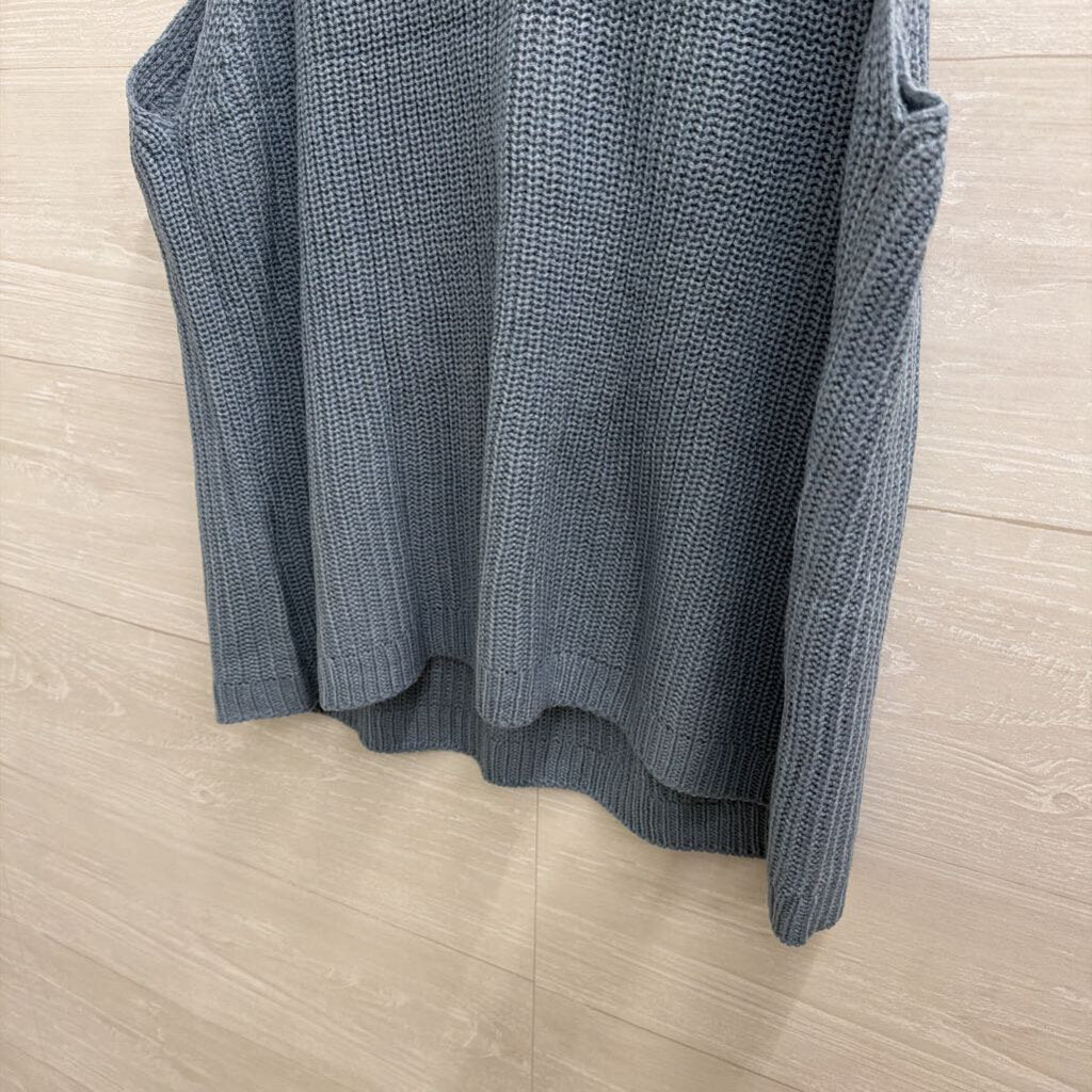 Blue Knit Tank Top Extra Large