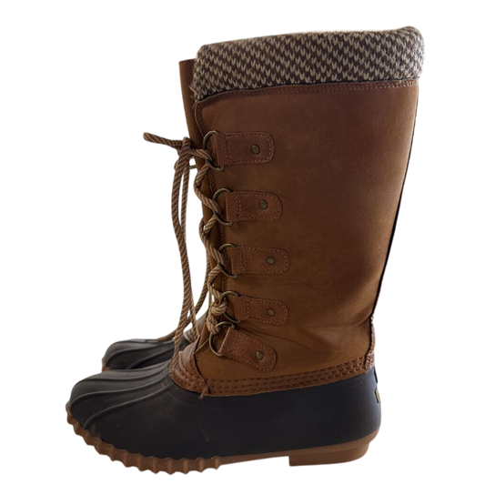 ESprit Brown Bristol EP Tall Duck Boots 7