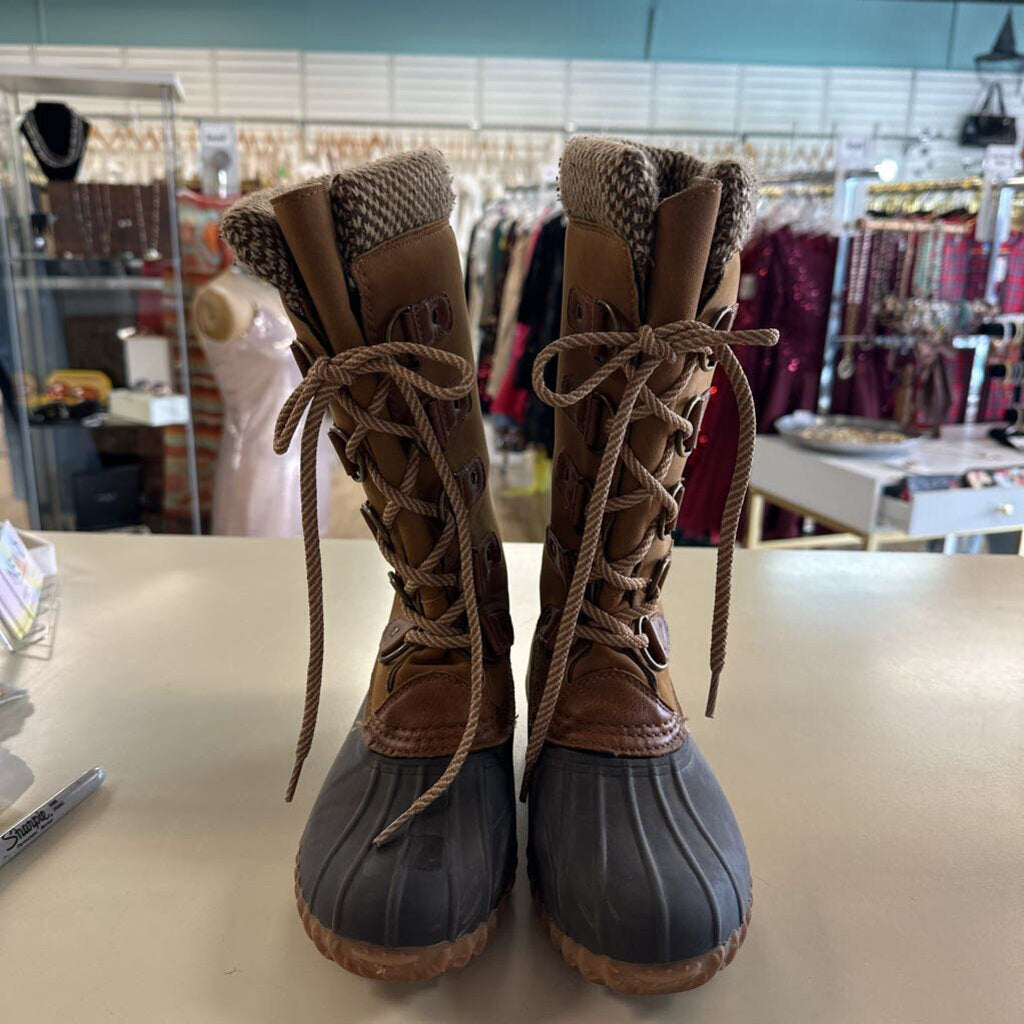 ESprit Brown Bristol EP Tall Duck Boots 7