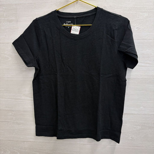 J Crew Black Short Sleeve Girlfriend Tee Medium