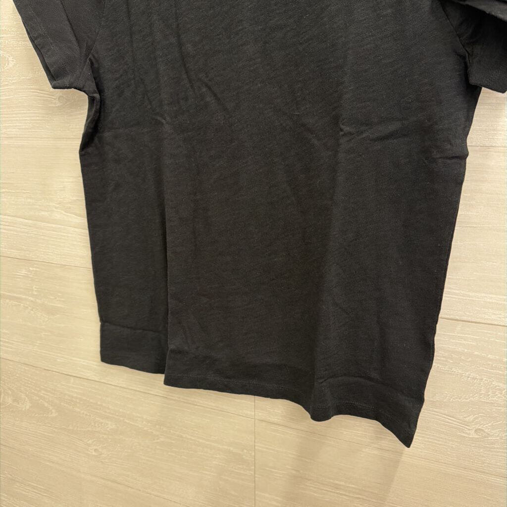 J Crew Black Short Sleeve Girlfriend Tee Medium