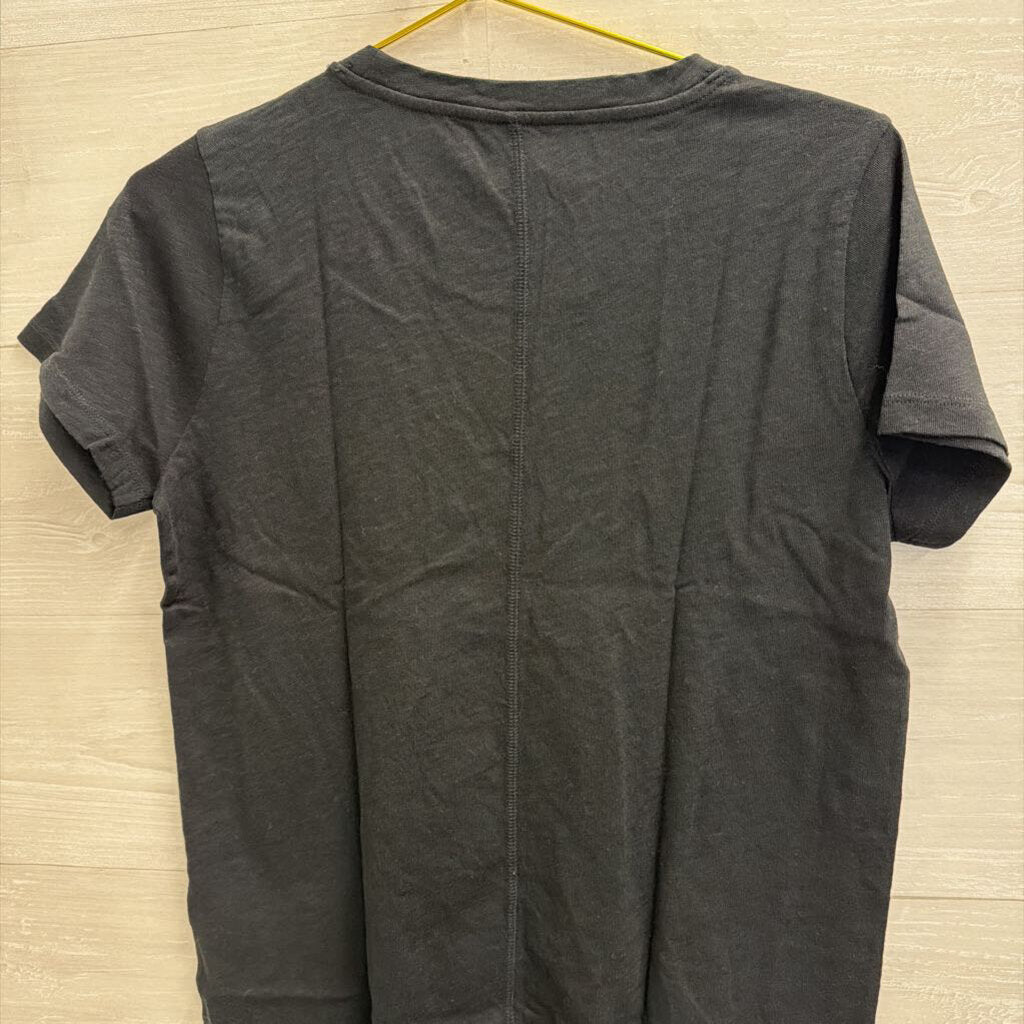 J Crew Black Short Sleeve Girlfriend Tee Medium