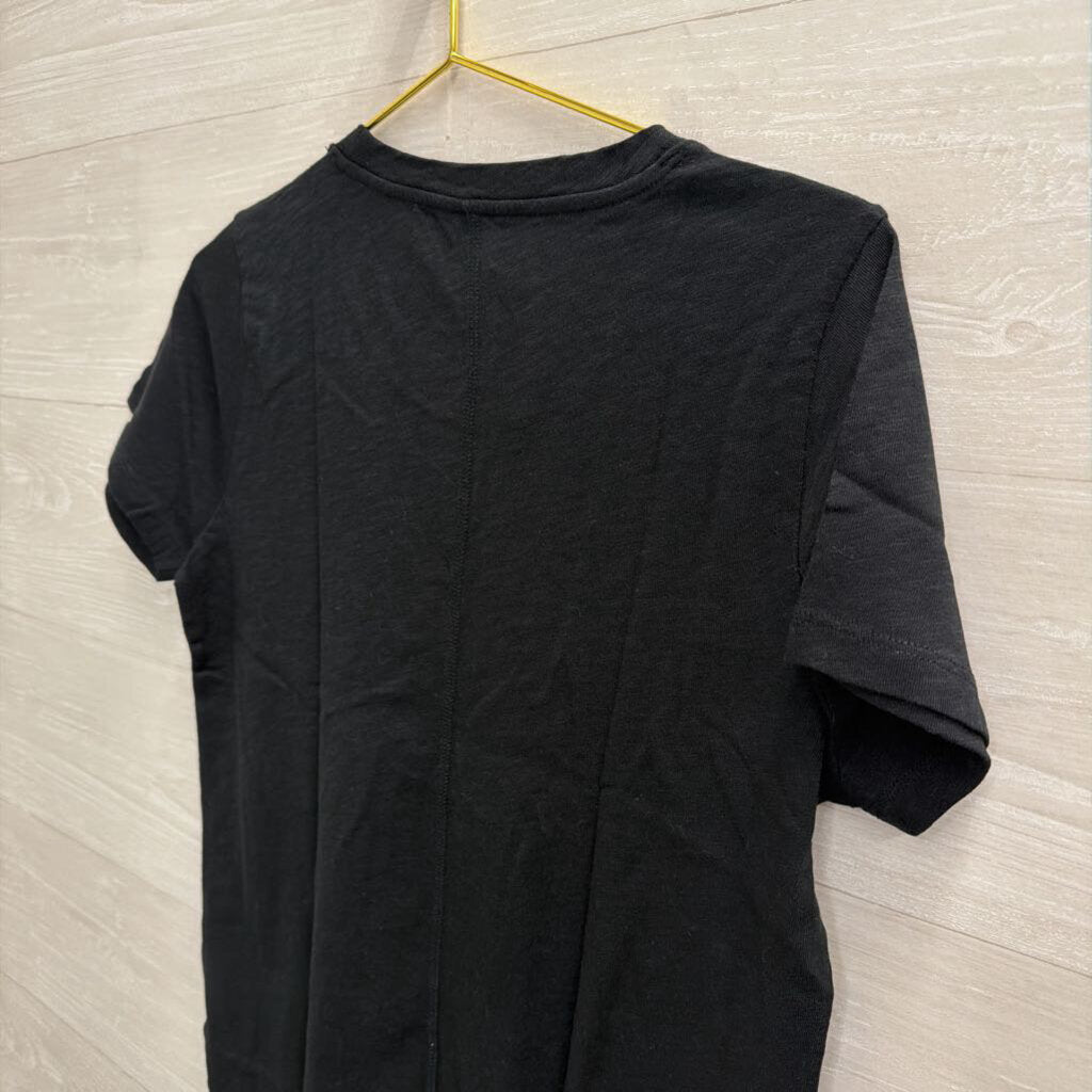 J Crew Black Short Sleeve Girlfriend Tee Medium