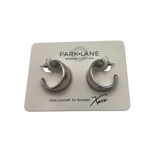 Park Lane Silver Half Hoop Earrings