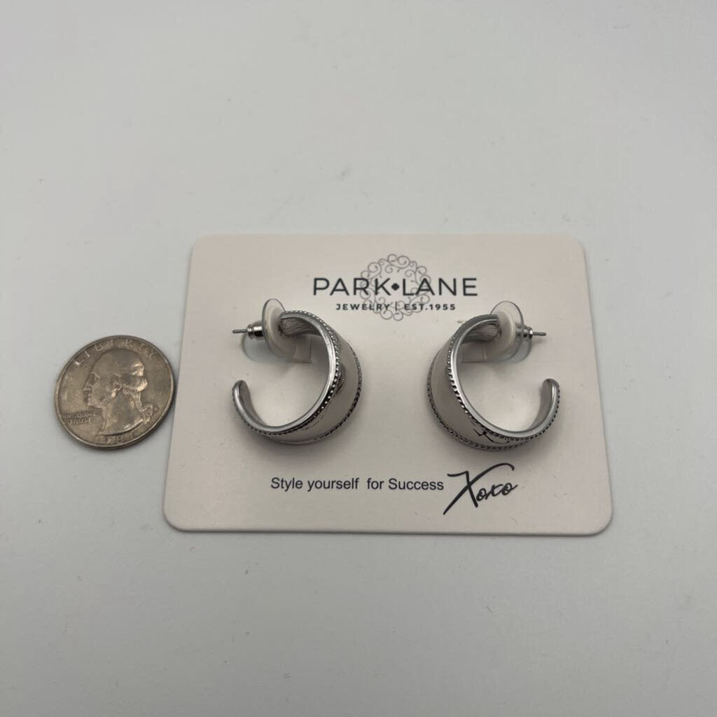 Park Lane Silver Half Hoop Earrings