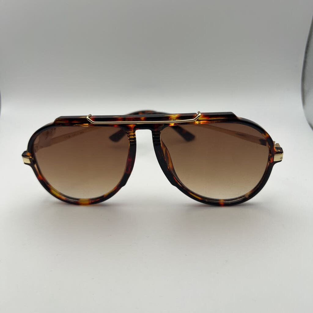 Brown/ Gold Aviator Sungalsses