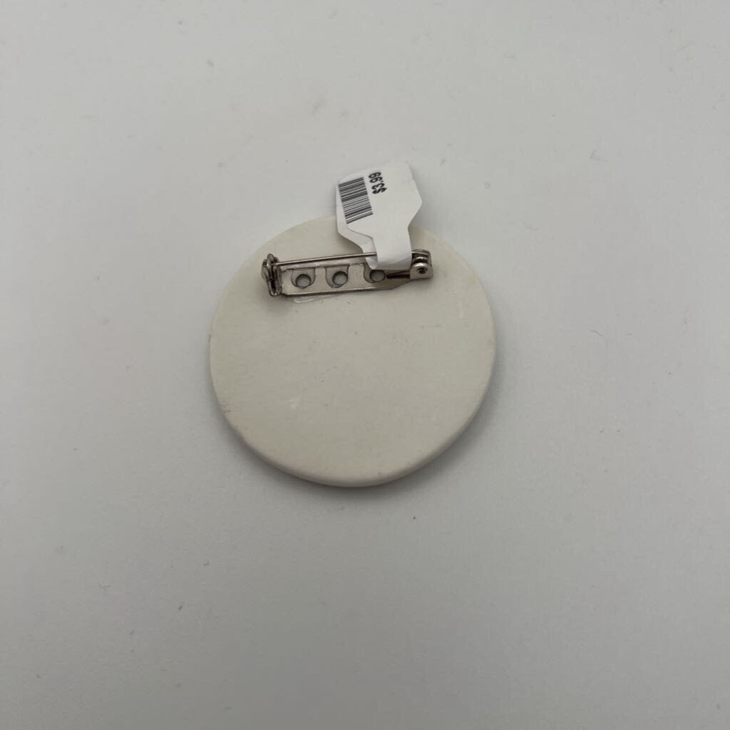 White/ Gold Bride Pin