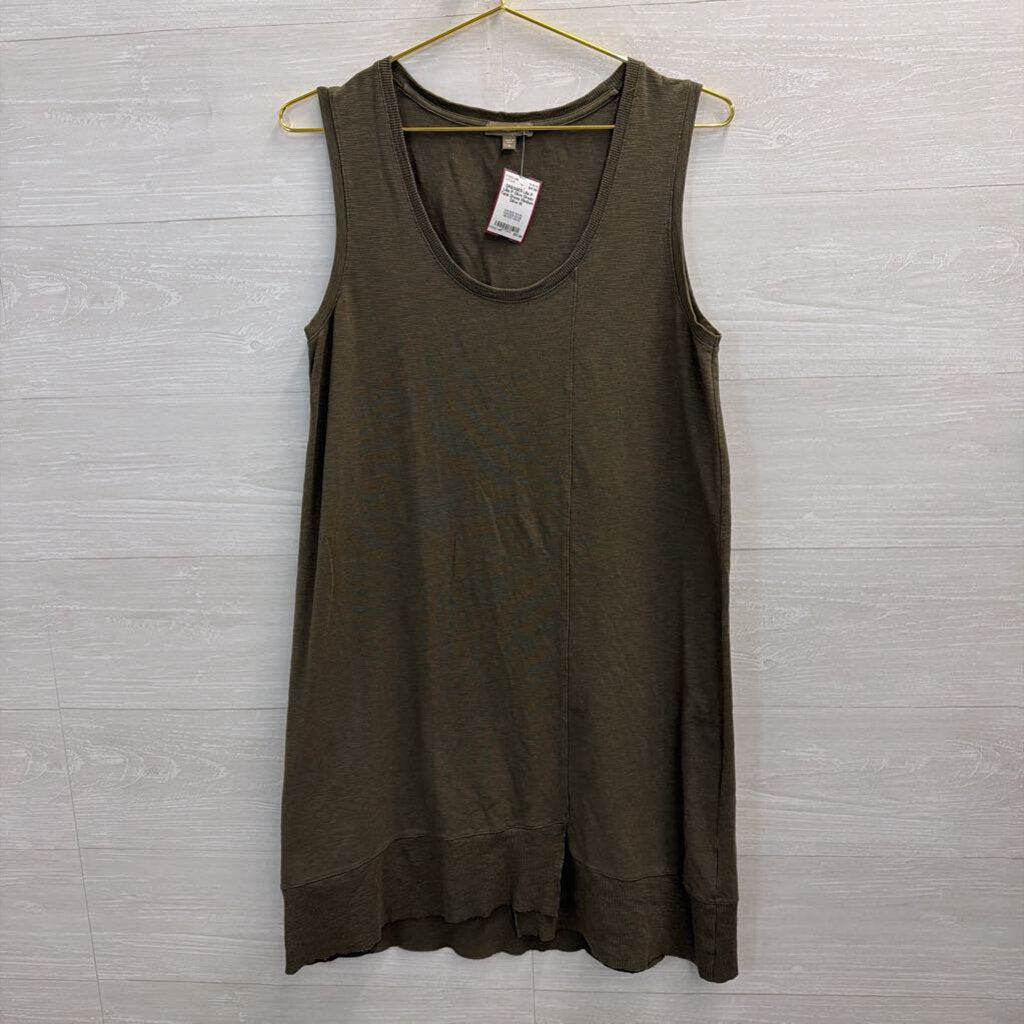 Lilla P Olive Green Tank Dress Medium