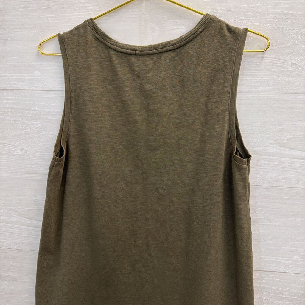 Lilla P Olive Green Tank Dress Medium