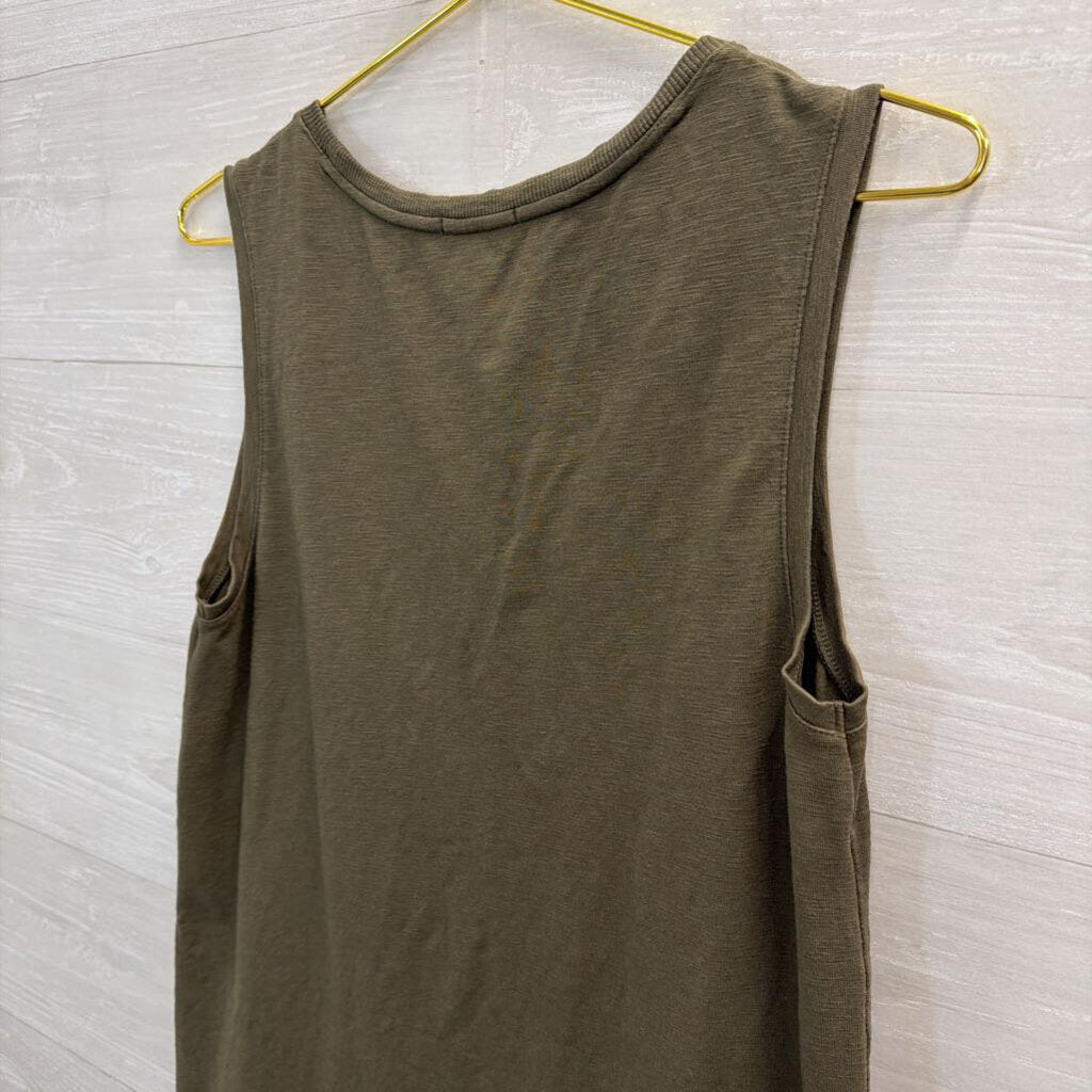 Lilla P Olive Green Tank Dress Medium