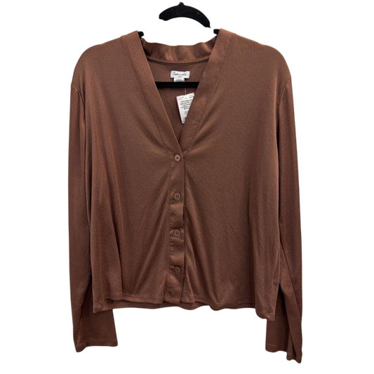 Splendid Brown Lightweight Cardigan Large